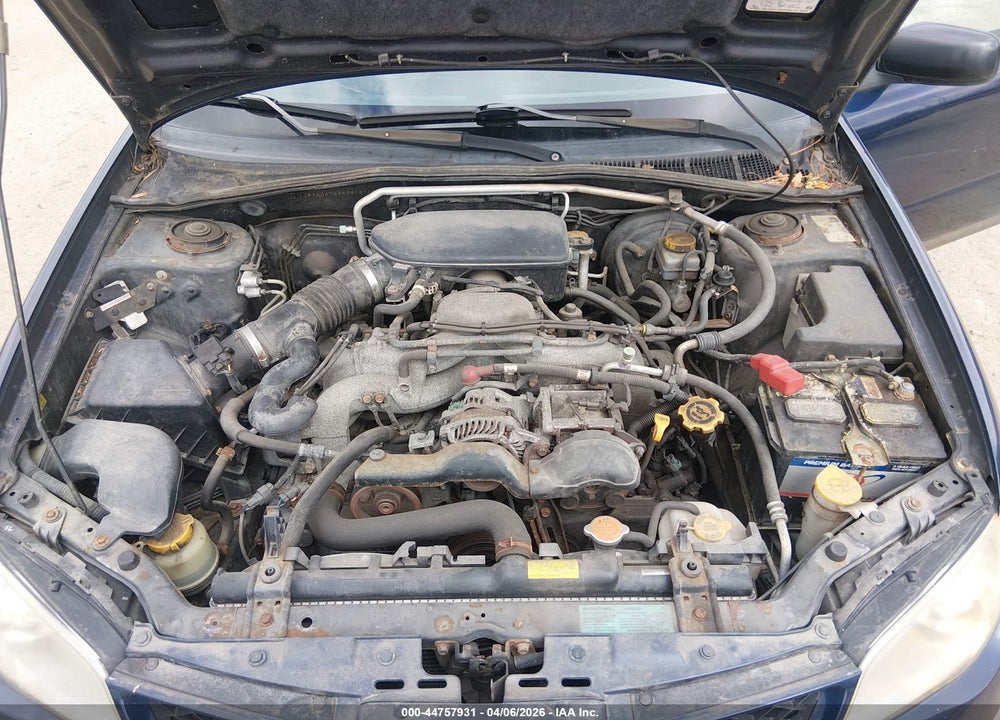 2006 SUBARU IMPREZA 2.5I VIN: JF1GG676X6G818929