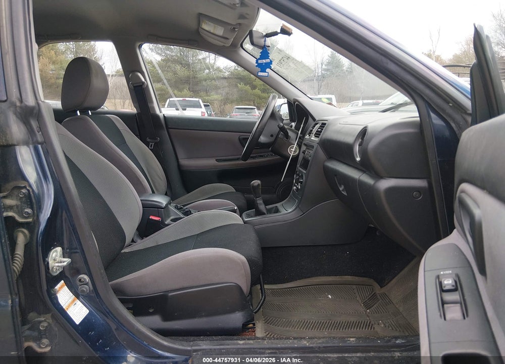 2006 SUBARU IMPREZA 2.5I VIN: JF1GG676X6G818929