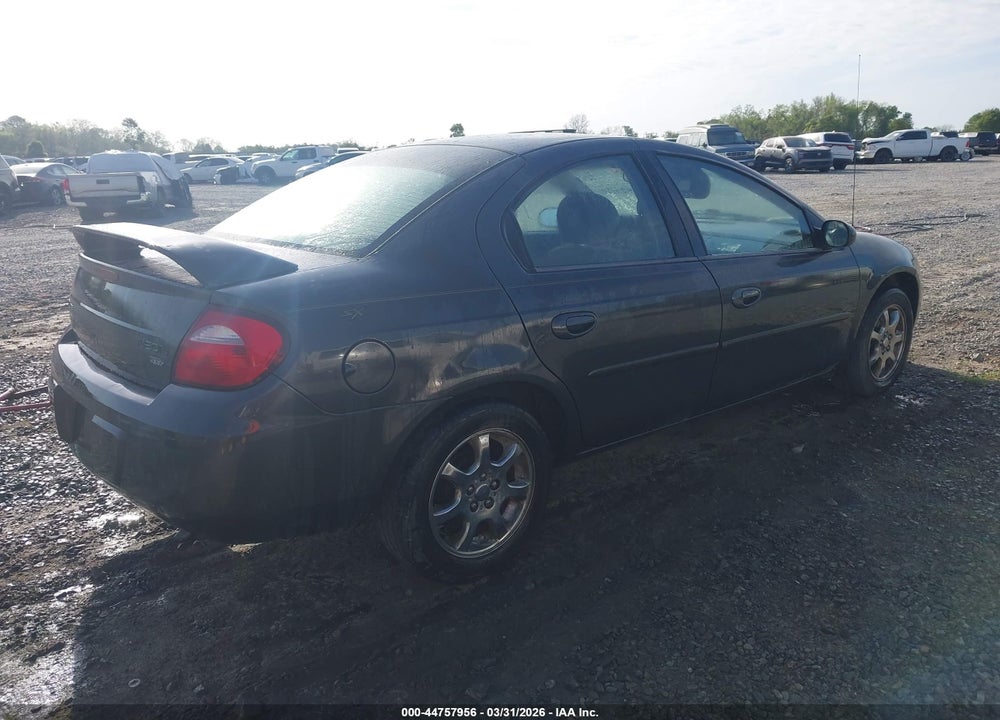 2004 DODGE NEON SXT VIN: 1B3ES56C94D582081