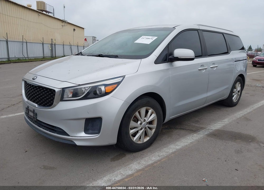 2016 KIA SEDONA LX VIN: KNDMB5C16G6149209