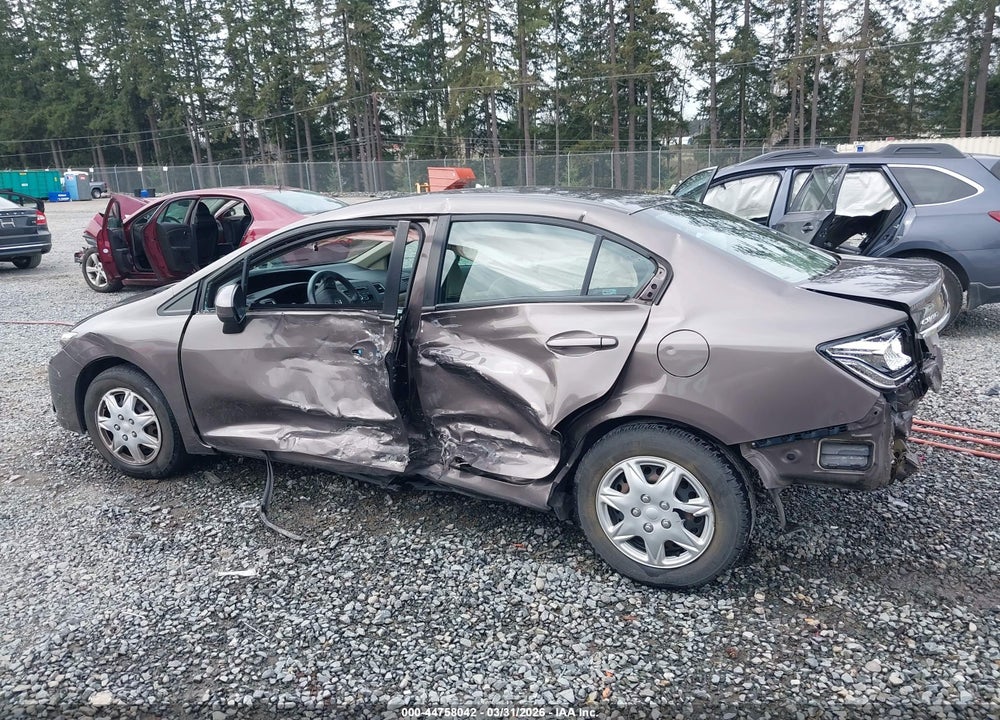 2014 HONDA CIVIC LX VIN: 2HGFB2F57EH533096