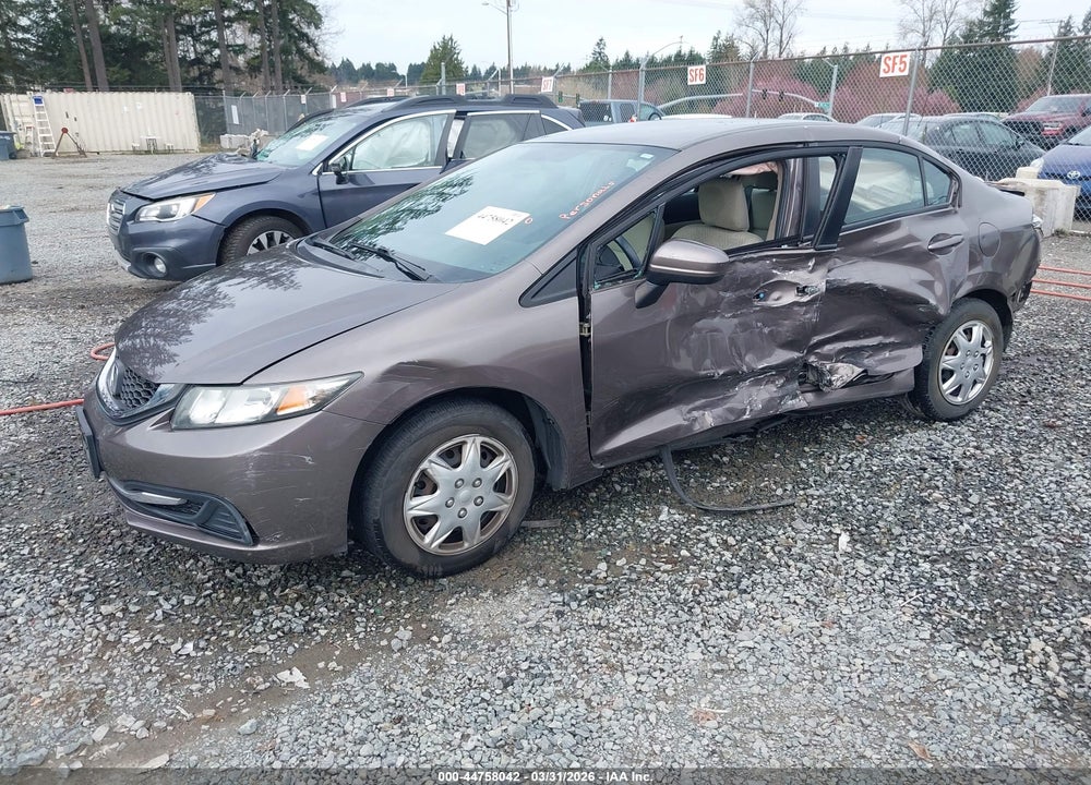 2014 HONDA CIVIC LX VIN: 2HGFB2F57EH533096