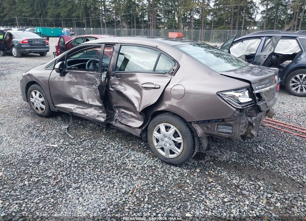2014 HONDA CIVIC LX VIN: 2HGFB2F57EH533096