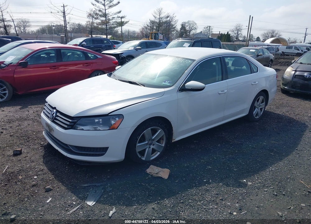 2012 VOLKSWAGEN PASSAT 2.5L SE VIN: 1VWBP7A30CC011750
