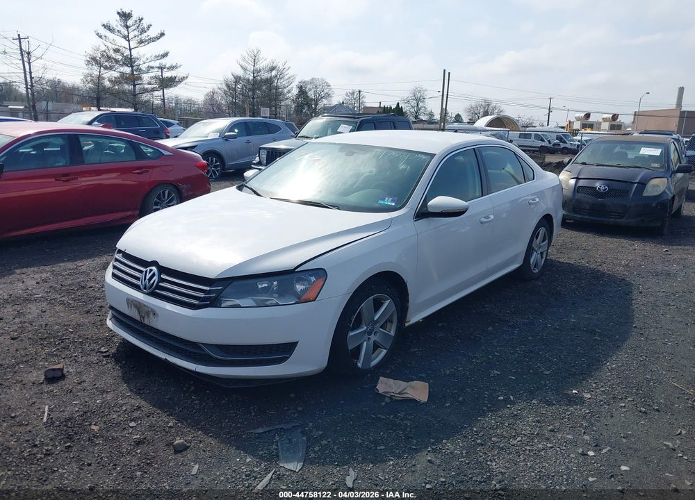 2012 VOLKSWAGEN PASSAT 2.5L SE VIN: 1VWBP7A30CC011750