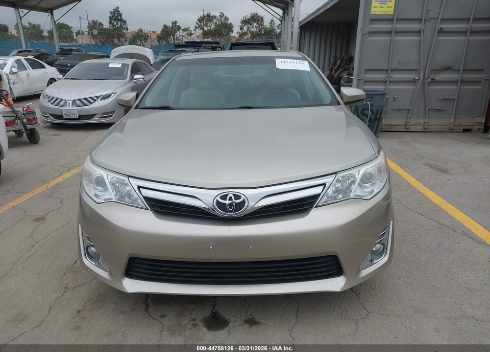 2013 TOYOTA CAMRY XLE VIN: 4T4BF1FK3DR294337