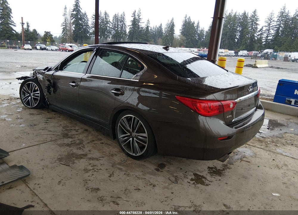 2014 INFINITI Q50 SPORT VIN: JN1BV7AR5EM687107