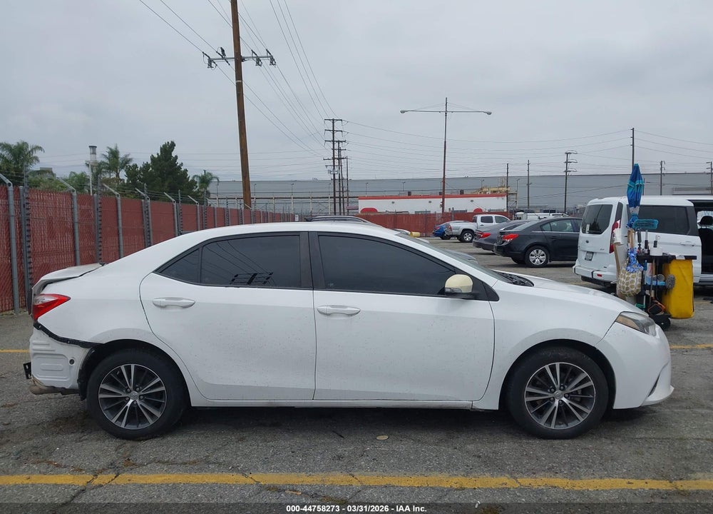 2016 TOYOTA COROLLA LE PLUS VIN: 5YFBURHEXGP537153