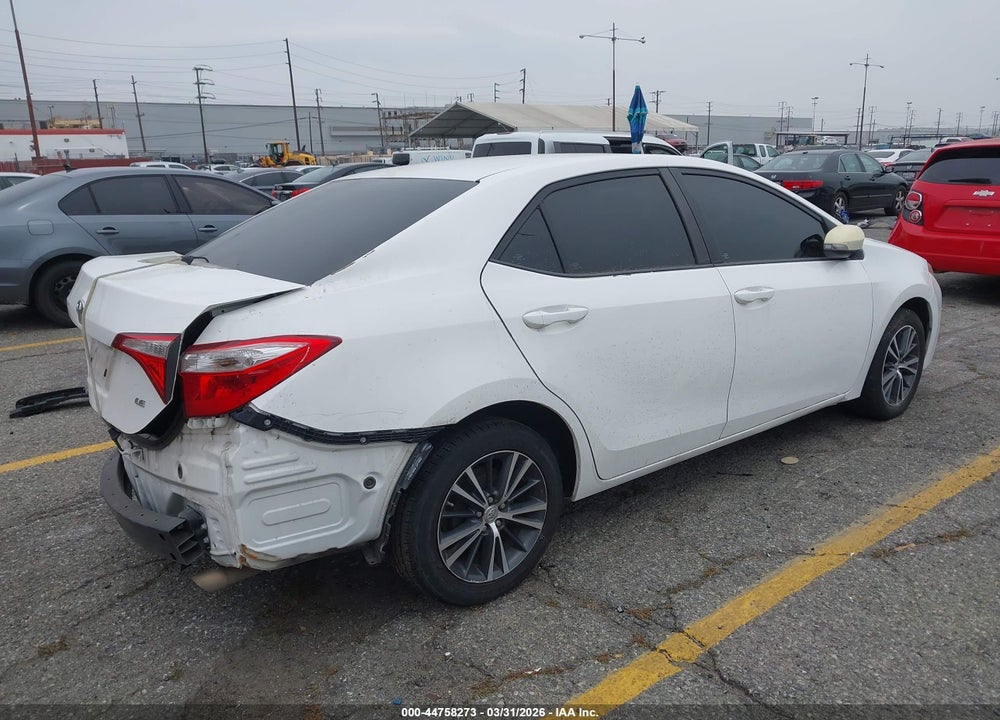 2016 TOYOTA COROLLA LE PLUS VIN: 5YFBURHEXGP537153