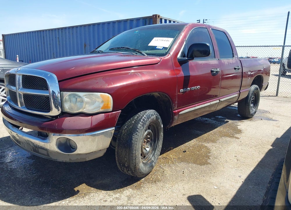 2002 DODGE RAM 1500 ST VIN: 1D7HA18N92S672223