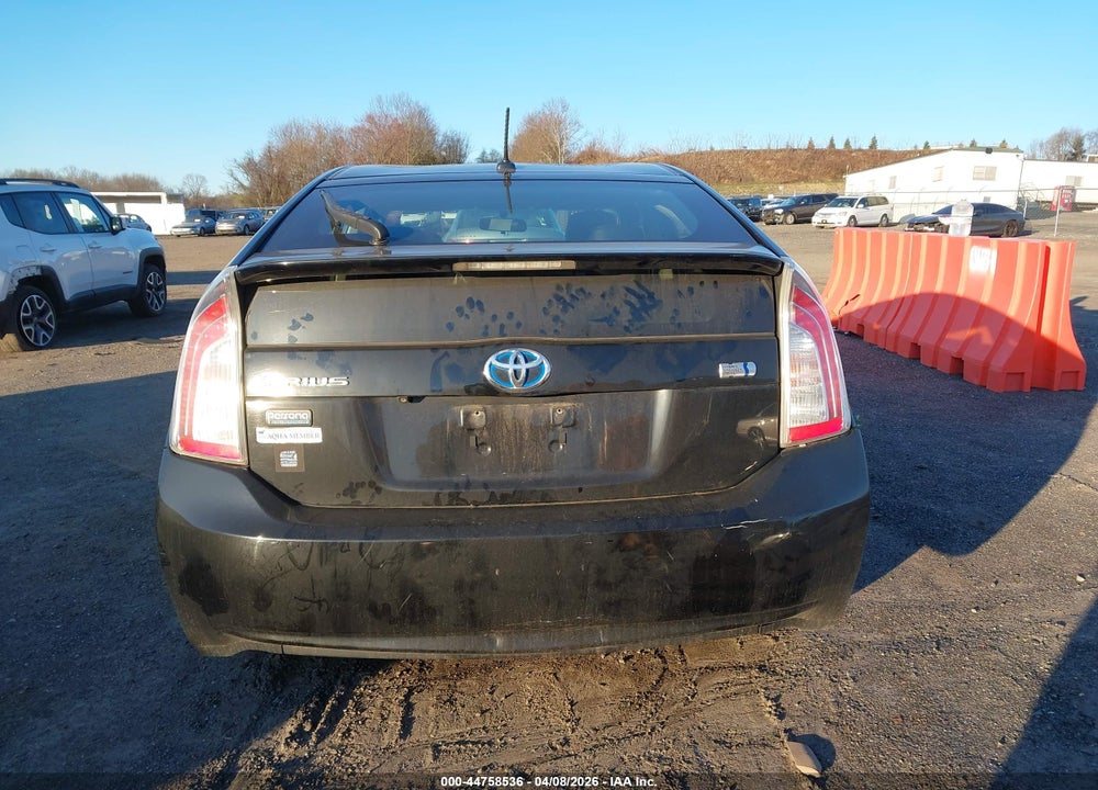 2013 TOYOTA PRIUS THREE SE VIN: JTDKN3DU9D1655203