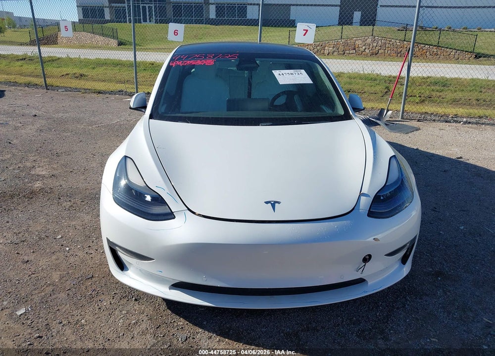 2022 TESLA MODEL 3 PERFORMANCE DUAL MOTOR ALL-WHEEL DRIVE VIN: 5YJ3E1EC6NF278899