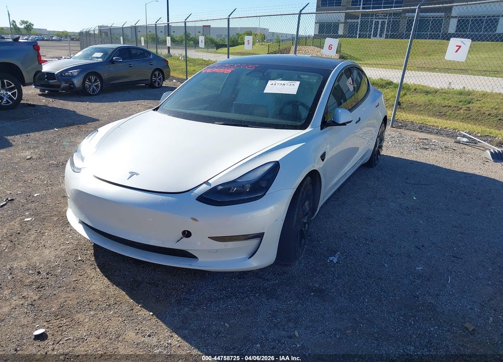2022 TESLA MODEL 3 PERFORMANCE DUAL MOTOR ALL-WHEEL DRIVE VIN: 5YJ3E1EC6NF278899
