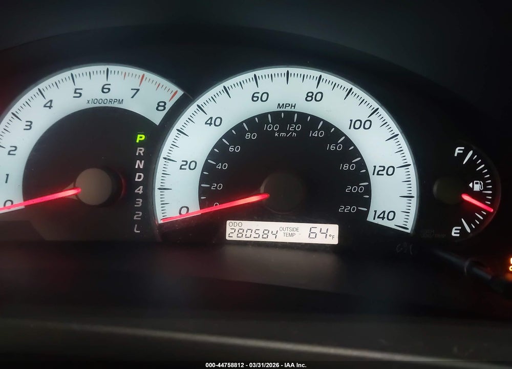 2009 TOYOTA CAMRY SE VIN: 4T1BE46K19U803802