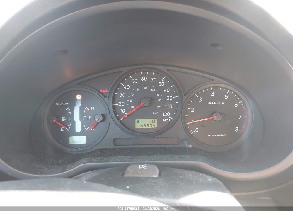 2006 SUBARU IMPREZA 2.5I VIN: JF1GD67636H526459