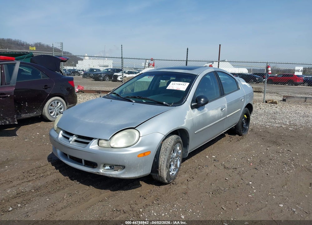 2002 DODGE NEON SXT VIN: 1B3ES56C52D653922