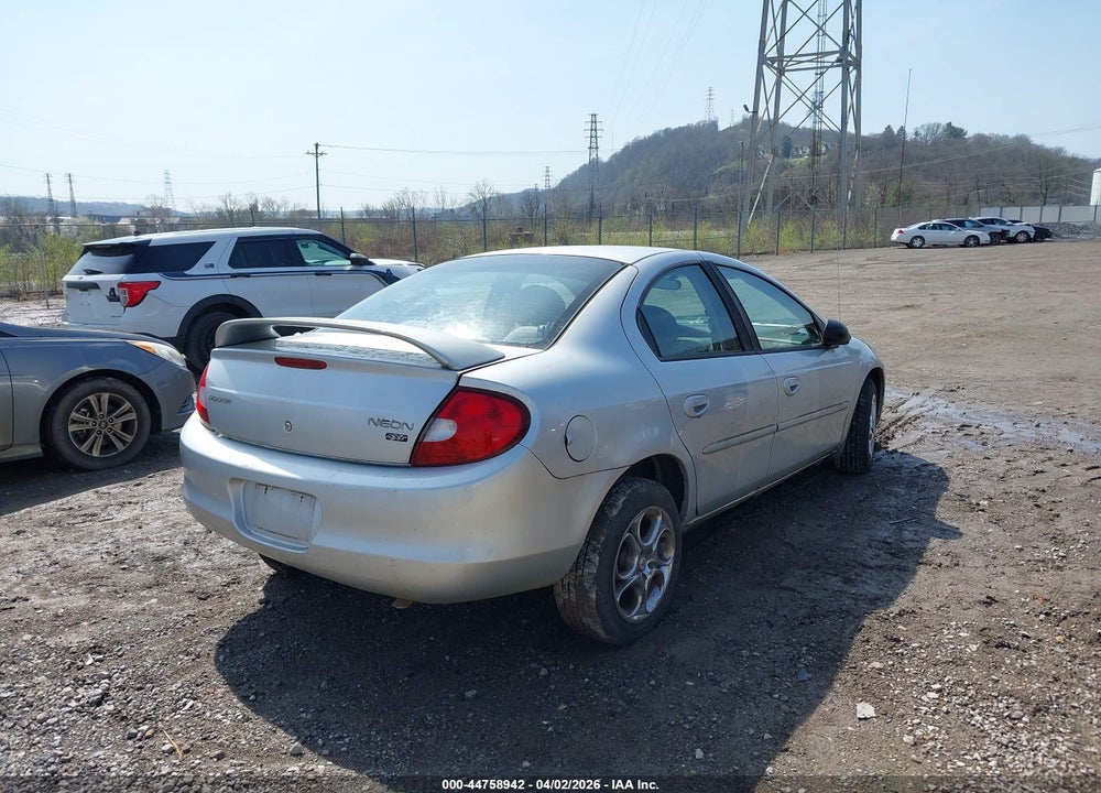 2002 DODGE NEON SXT VIN: 1B3ES56C52D653922
