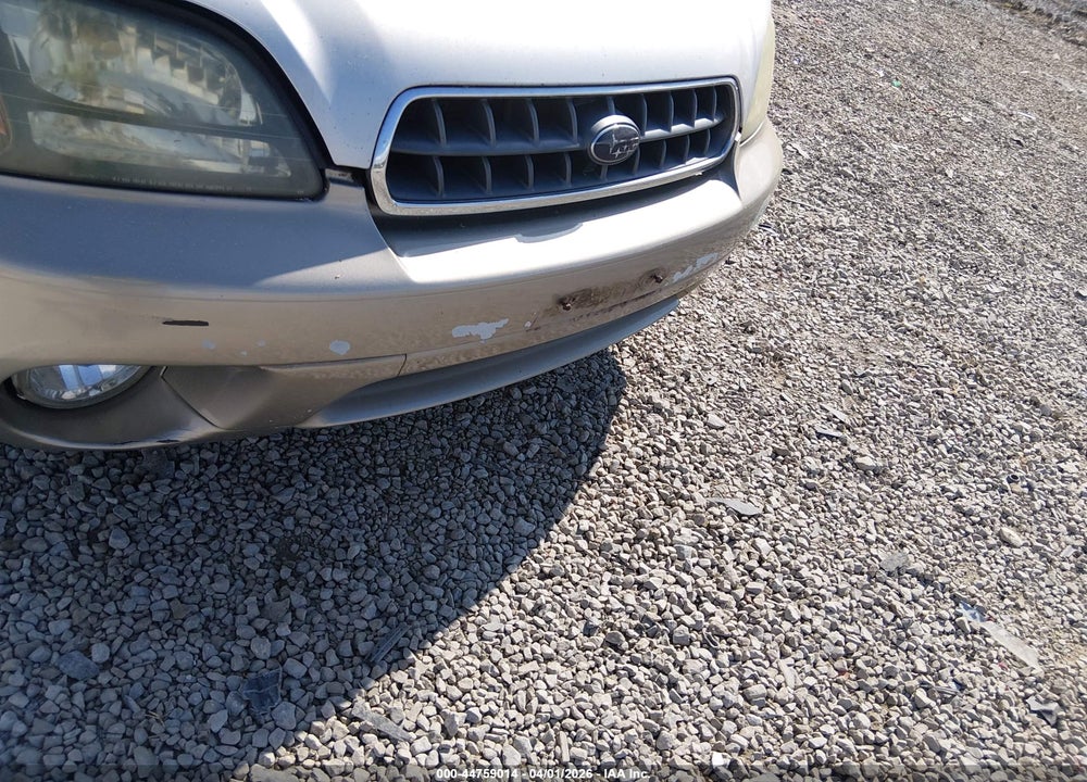 2004 SUBARU OUTBACK VIN: 4S3BH675547603240