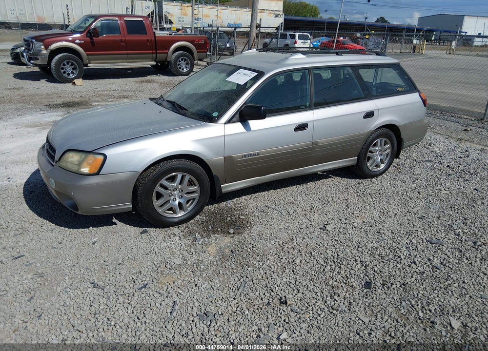 2004 SUBARU OUTBACK VIN: 4S3BH675547603240