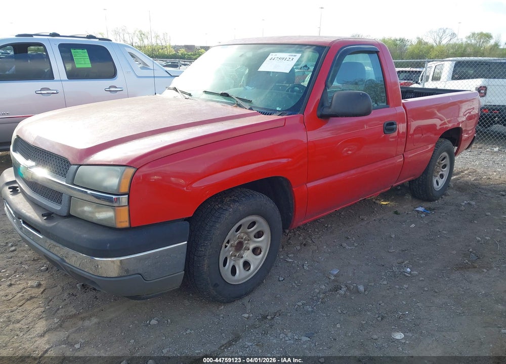 2005 CHEVROLET SILVERADO 1500 WORK TRUCK VIN: 1GCEC14XX5Z183677