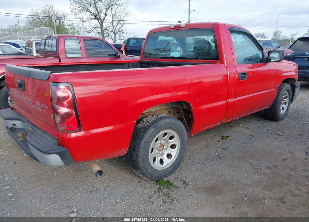 2005 CHEVROLET SILVERADO 1500 WORK TRUCK VIN: 1GCEC14XX5Z183677