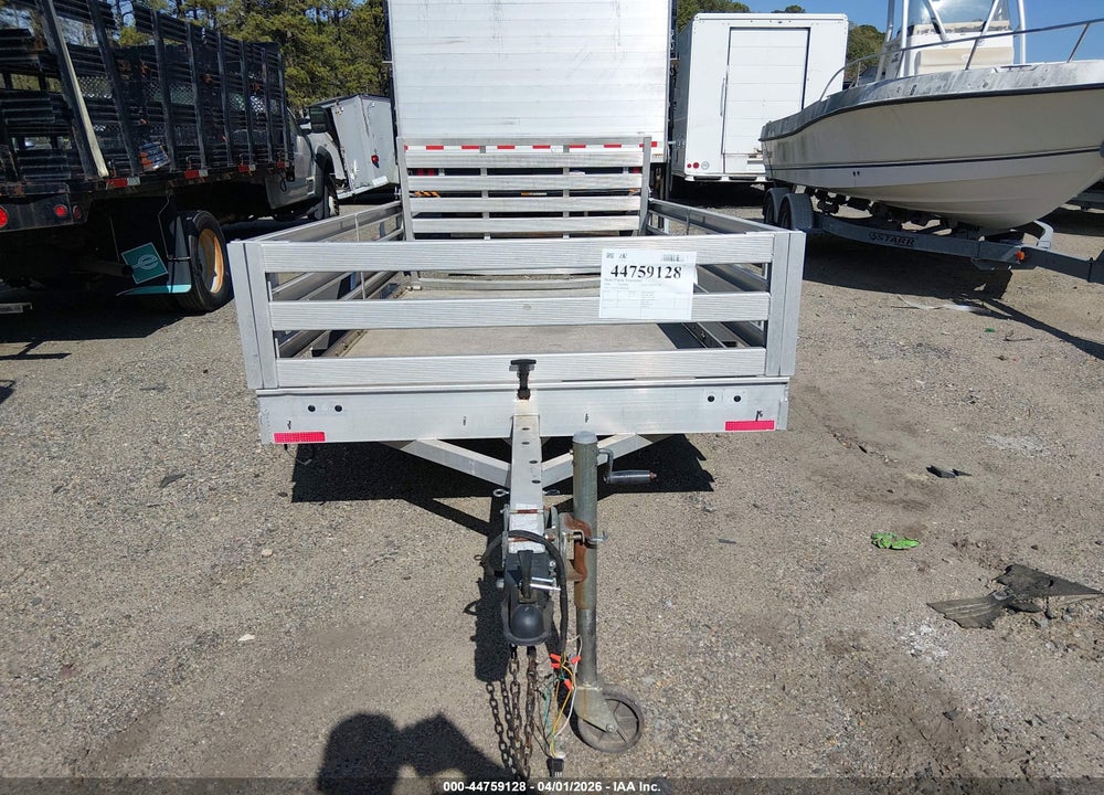 2006 ALUMA 5X10 UTILTY TRAILER VIN: 1YGUS10196B028078