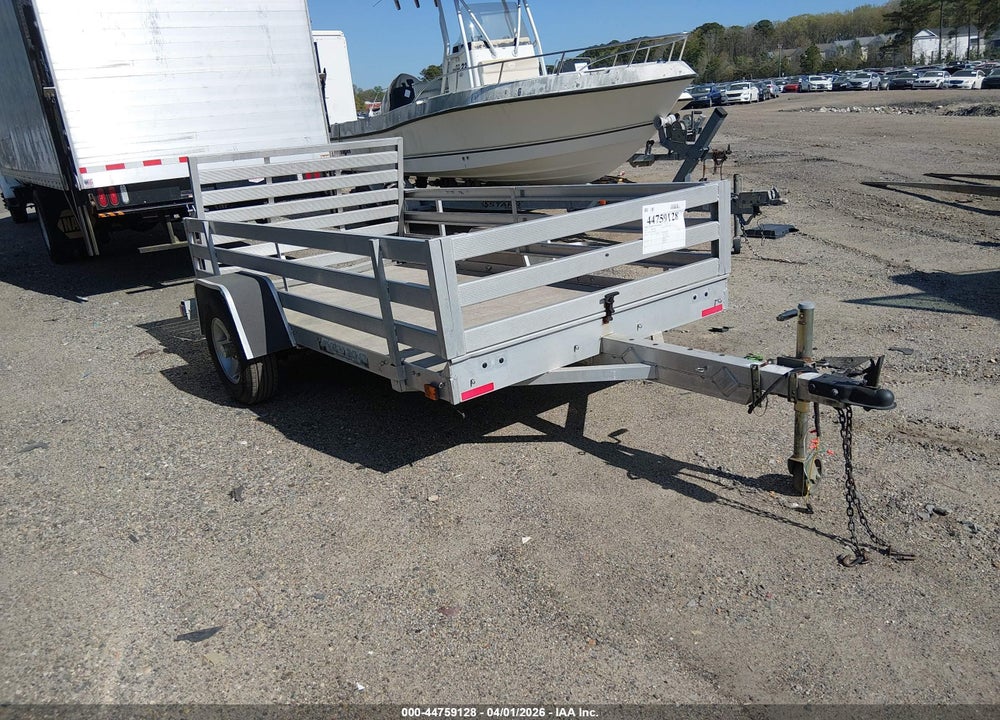 2006 ALUMA 5X10 UTILTY TRAILER VIN: 1YGUS10196B028078