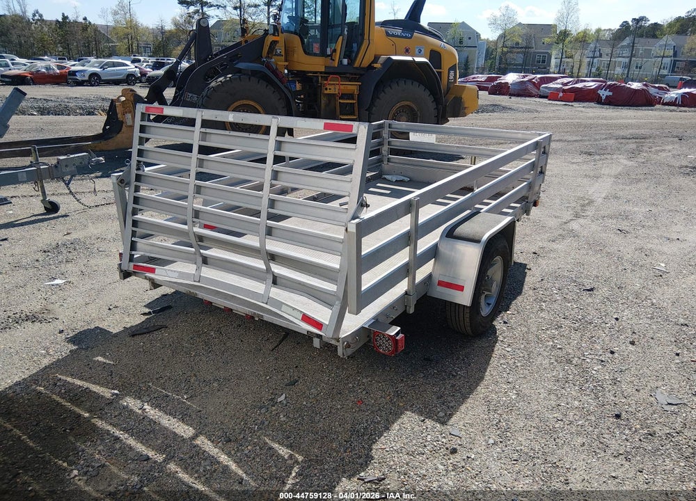 2006 ALUMA 5X10 UTILTY TRAILER VIN: 1YGUS10196B028078