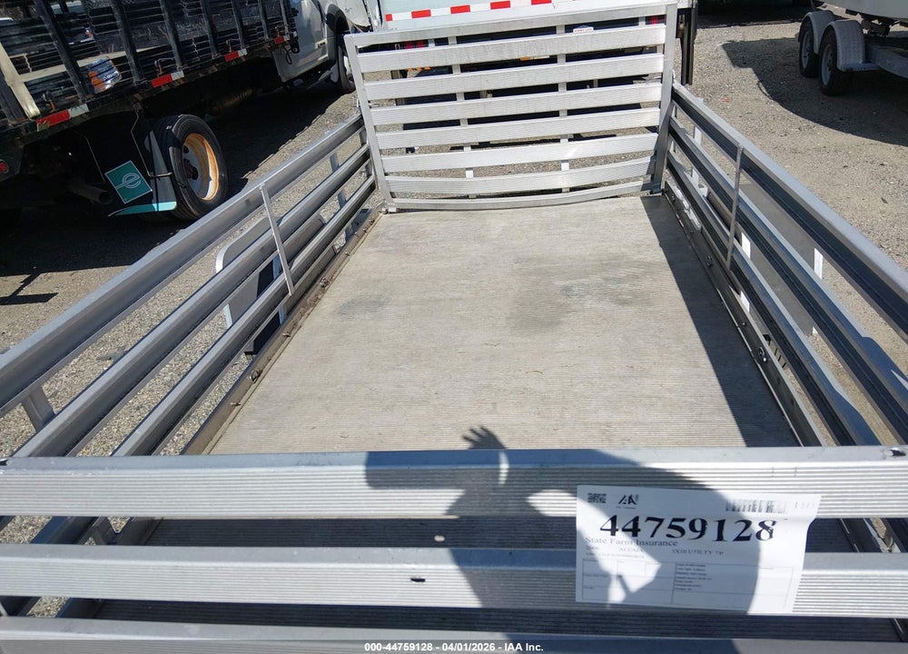 2006 ALUMA 5X10 UTILTY TRAILER VIN: 1YGUS10196B028078