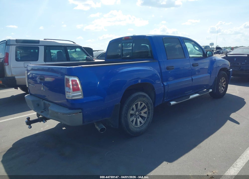 2007 MITSUBISHI RAIDER LS VIN: 1Z7HC28K37S217315