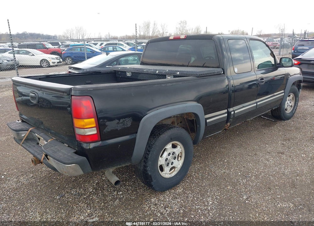 2000 CHEVROLET SILVERADO 1500 LT VIN: 2GCEK19T4Y1160580