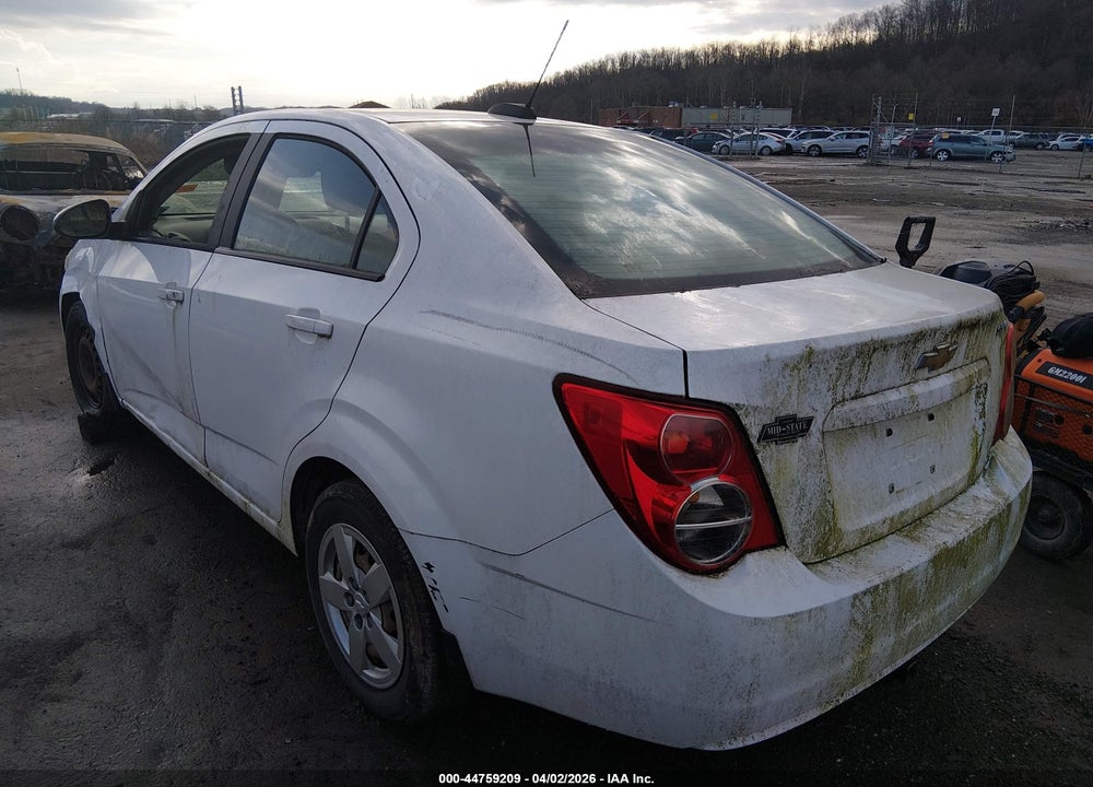 2015 CHEVROLET SONIC LS AUTO VIN: 1G1JA5SHXF4118228