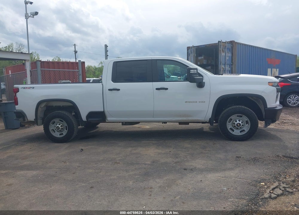 2022 CHEVROLET SILVERADO 2500HD 4WD  STANDARD BED WT VIN: 1GC4YLE79NF175398