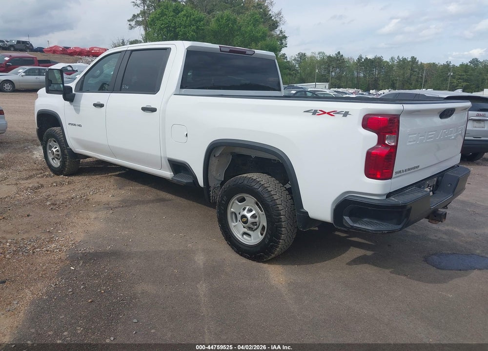 2022 CHEVROLET SILVERADO 2500HD 4WD  STANDARD BED WT VIN: 1GC4YLE79NF175398