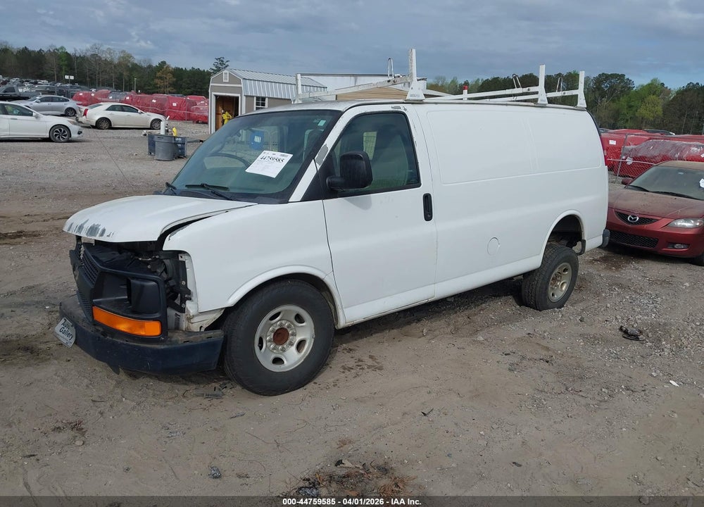 2013 CHEVROLET EXPRESS 2500 WORK VAN VIN: 1GCWGFBA6D1112249