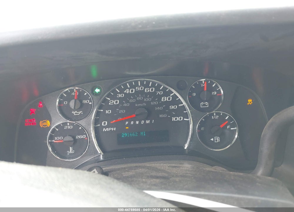 2013 CHEVROLET EXPRESS 2500 WORK VAN VIN: 1GCWGFBA6D1112249