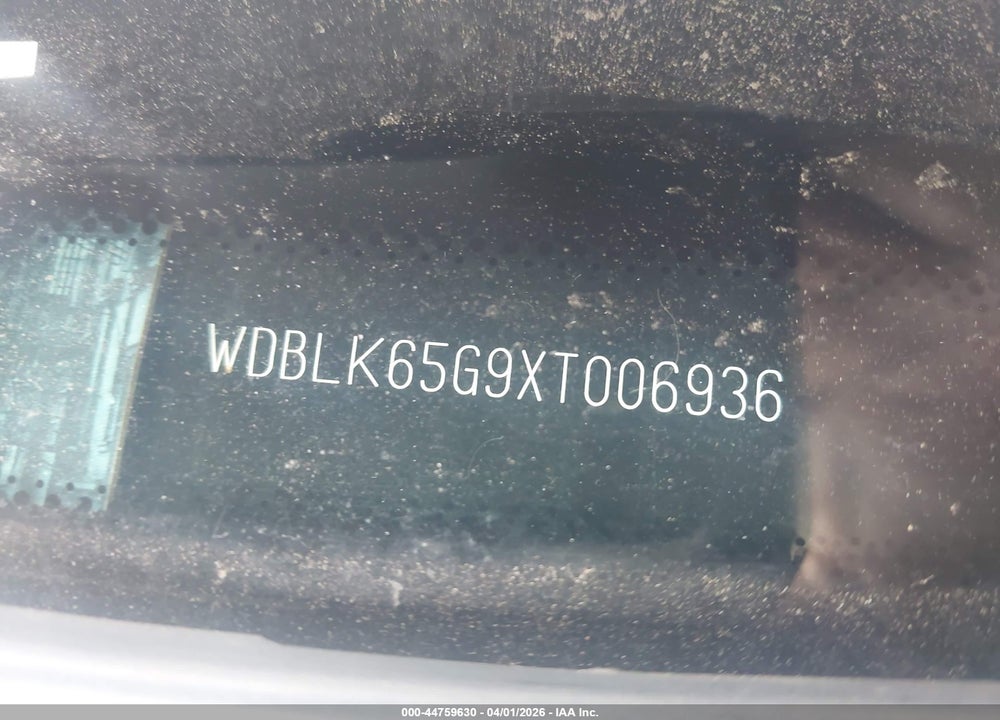 1999 MERCEDES-BENZ CLK 320 VIN: WDBLK65G9XT006936