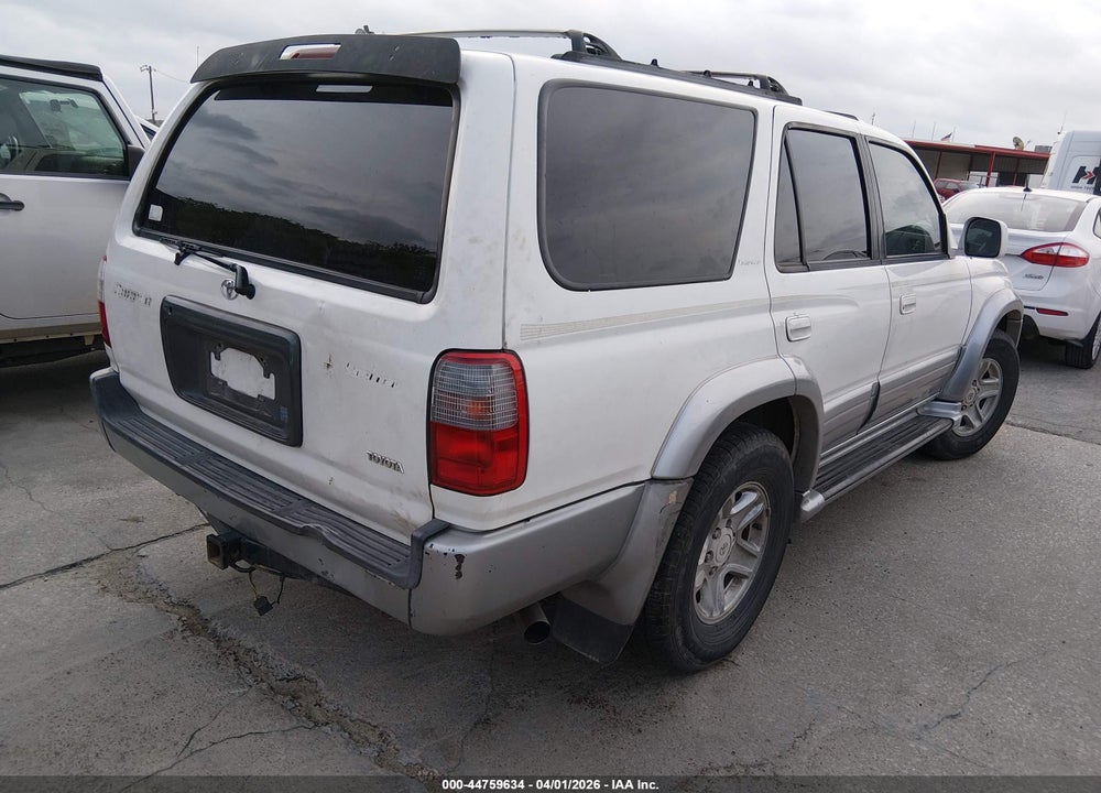 2000 TOYOTA 4RUNNER LIMITED V6 VIN: JT3GN87R4Y0179940