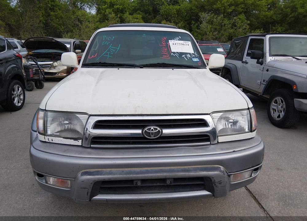 2000 TOYOTA 4RUNNER LIMITED V6 VIN: JT3GN87R4Y0179940