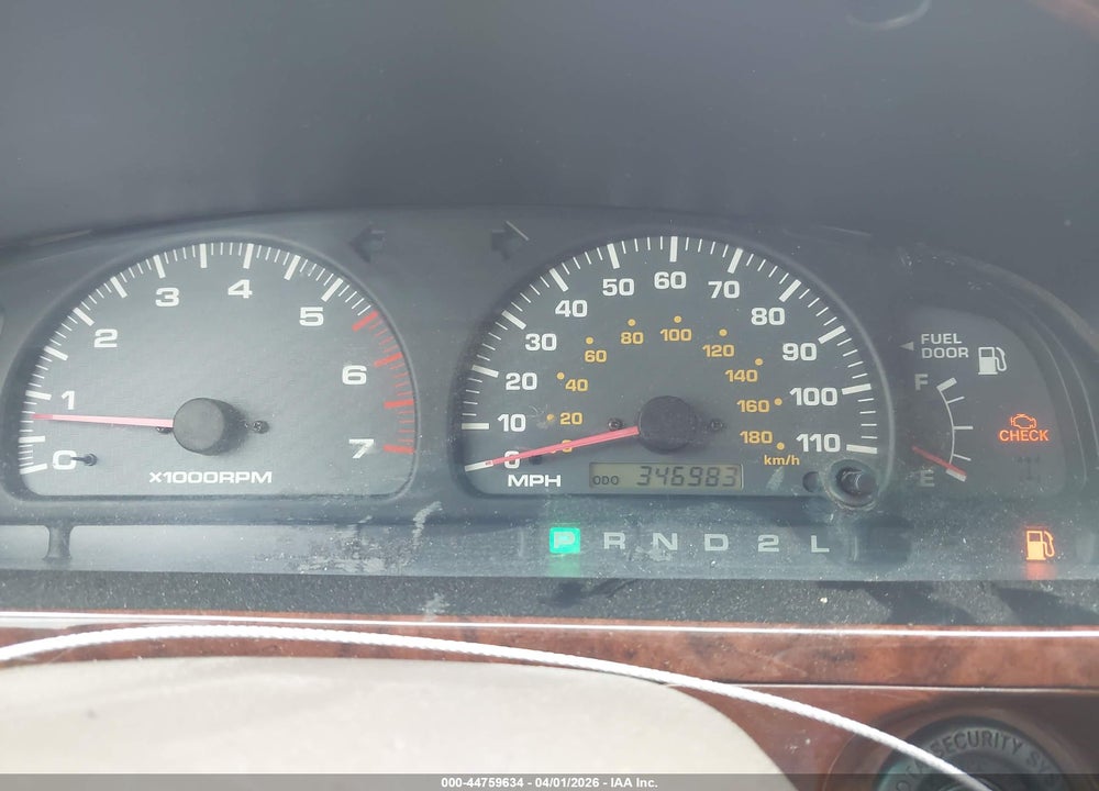 2000 TOYOTA 4RUNNER LIMITED V6 VIN: JT3GN87R4Y0179940
