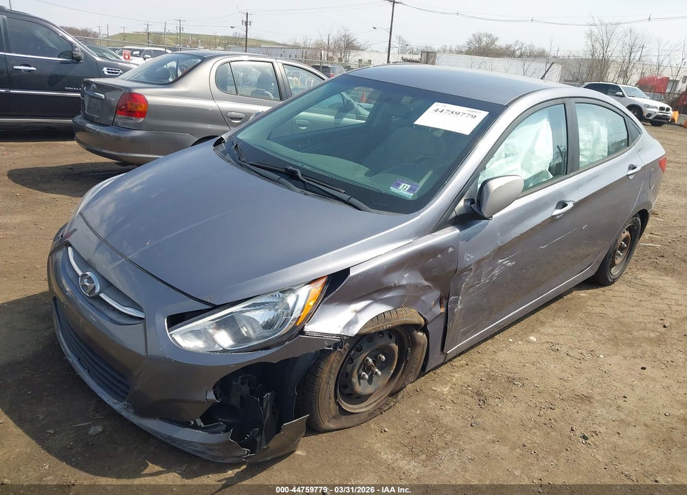 2017 HYUNDAI ACCENT SE VIN: KMHCT4AEXHU316107