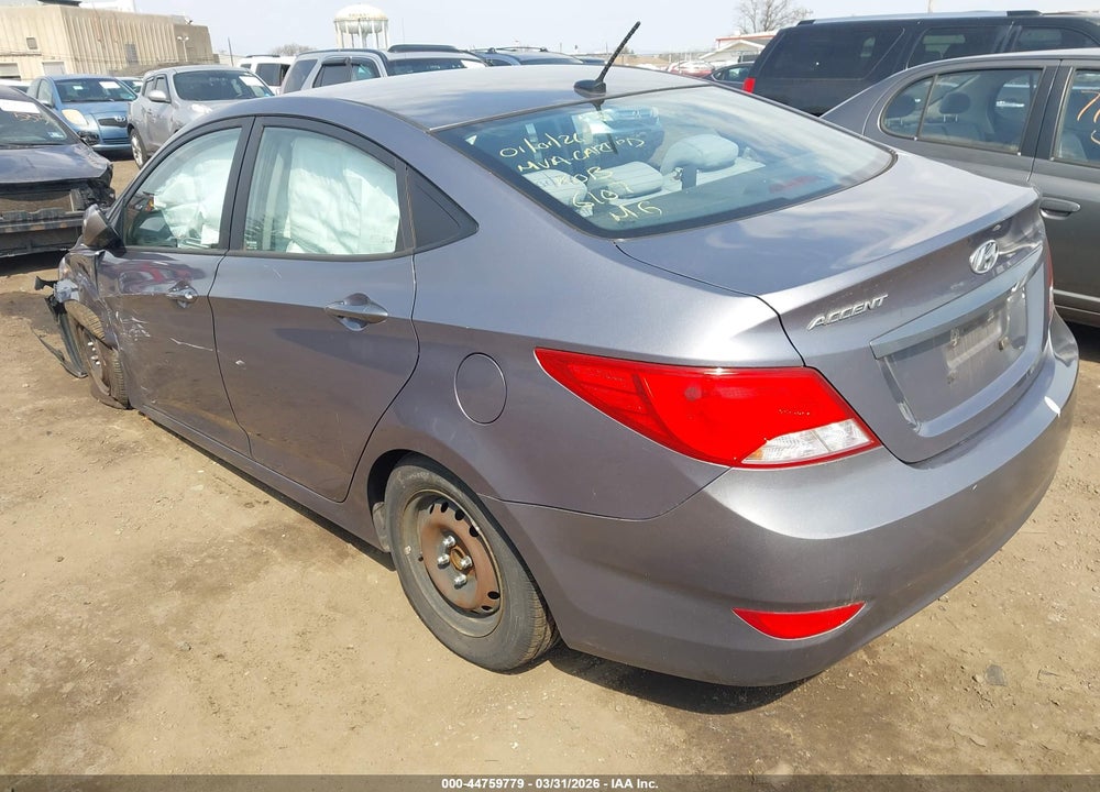 2017 HYUNDAI ACCENT SE VIN: KMHCT4AEXHU316107