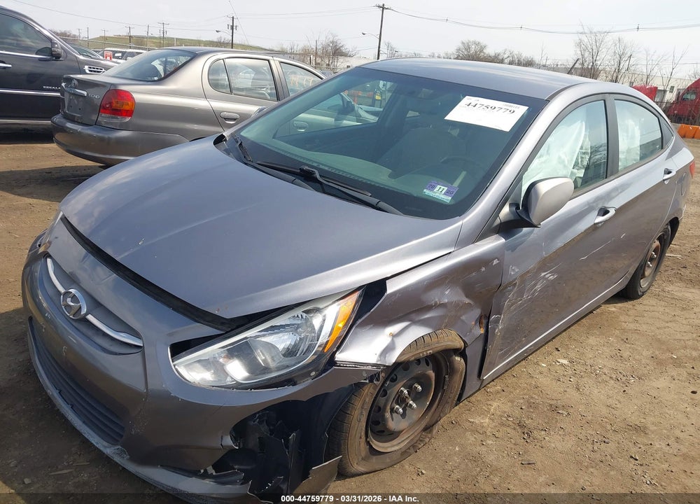2017 HYUNDAI ACCENT SE VIN: KMHCT4AEXHU316107