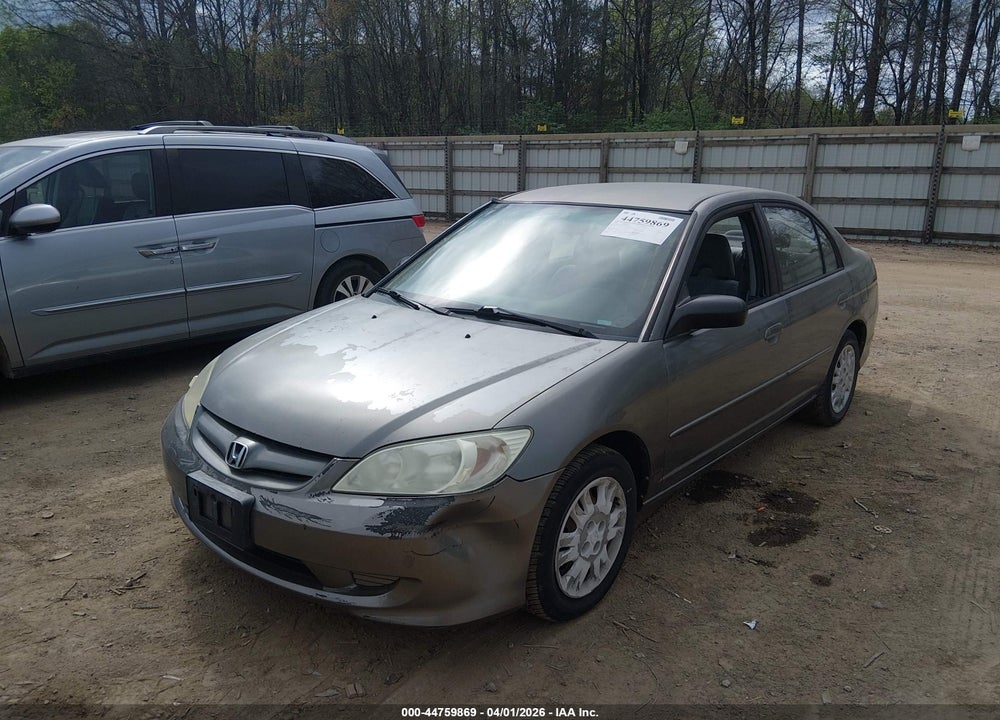 2005 HONDA CIVIC LX VIN: 2HGES16545H600646