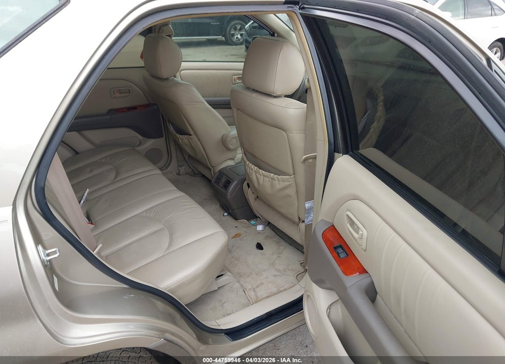 2000 LEXUS RX 300 VIN: JT6GF10U8Y0076249