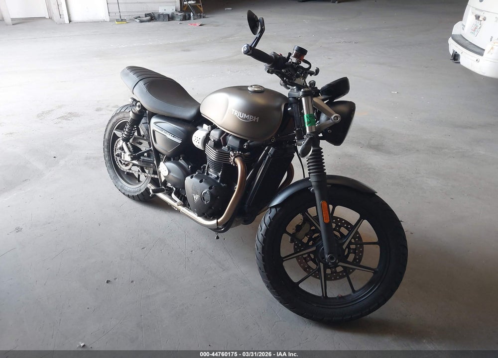 2019 TRIUMPH MOTORCYCLE STREET TWIN VIN: SMTD31GN0KT924764