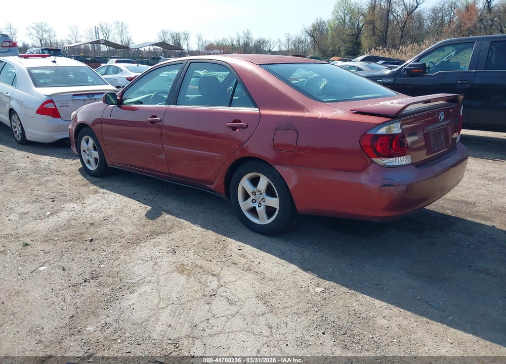 2005 TOYOTA CAMRY SE VIN: 4T1BE32K85U080721