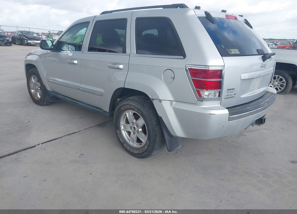 2008 JEEP GRAND CHEROKEE LIMITED VIN: 1J8HR58M28C207750