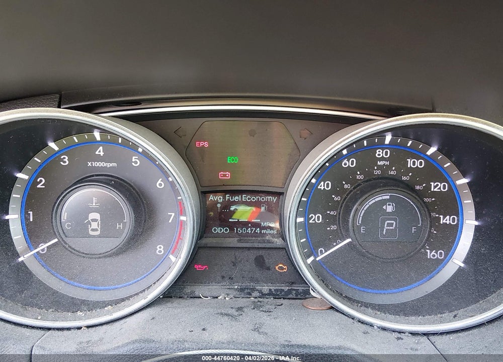2013 HYUNDAI SONATA GLS VIN: 5NPEB4AC2DH807290