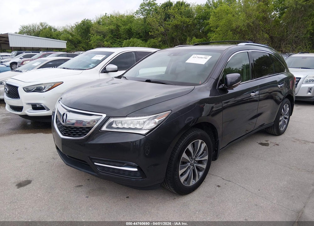 2014 ACURA MDX TECHNOLOGY PACKAGE VIN: 5FRYD3H40EB016352